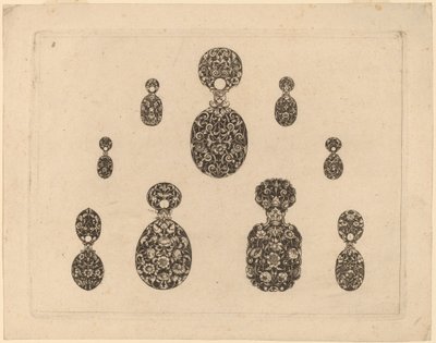 Ornamento di Gioielli da Theodor de Bry