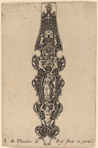 Ornamento da Theodor de Bry