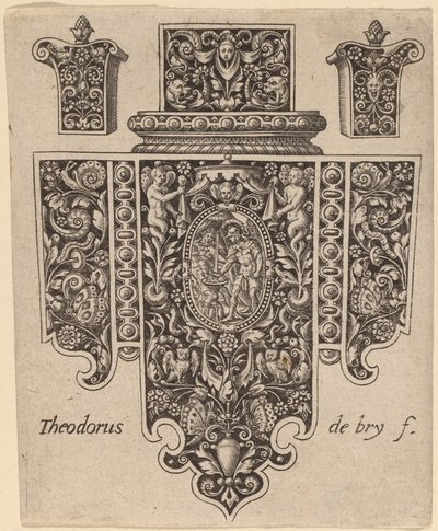 Ornamento da Theodor de Bry