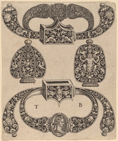 Ornamento da Theodor de Bry