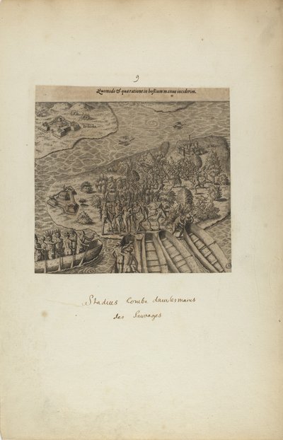 Quomodo e Qua Ratione in Hostium Manus Incidierim. (dal libro Americae, parte terza) da Theodor de Bry