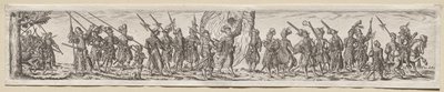 Soldati in Marcia da Theodor de Bry