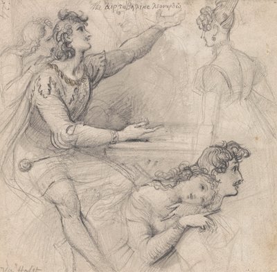Un Foglio di Schizzi - Studi Teatrali da Theodor von Holst