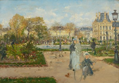 Nei giardini delle Tuileries da Theodor von Hormann