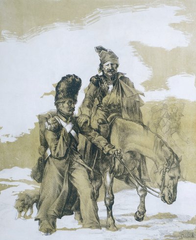 Ritirata da Mosca da Theodore (after) Gericault
