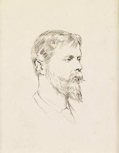 Ritratto di Sir Ernest Waterlow, un profilo da Theodore Blake Wirgman