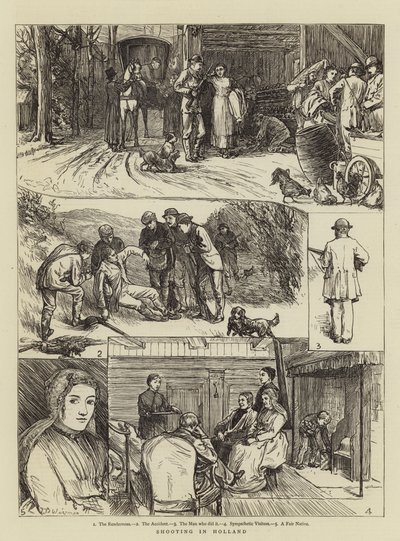 Caccia in Olanda da Theodore Blake Wirgman