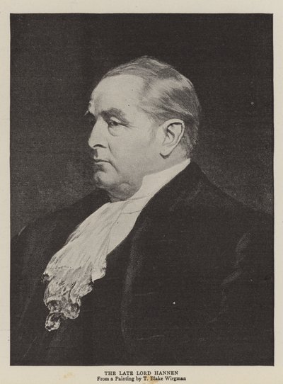 Il defunto Lord Hannen da Theodore Blake Wirgman