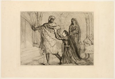 Via!, tavola sette da Otello da Théodore Chassériau