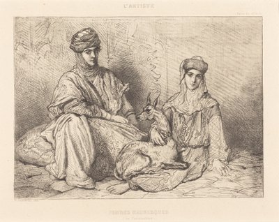 Donne moresche di Costantina da Théodore Chassériau