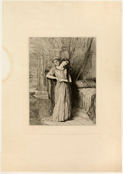 Se muoio prima di te, tavola otto da Otello da Théodore Chassériau