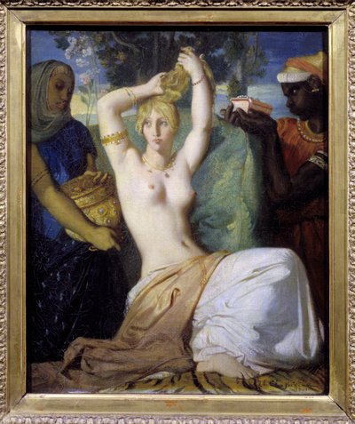 La toilette di Ester da Théodore Chassériau