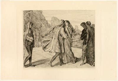 O mio bel guerriero!, tavola cinque da Otello da Théodore Chassériau
