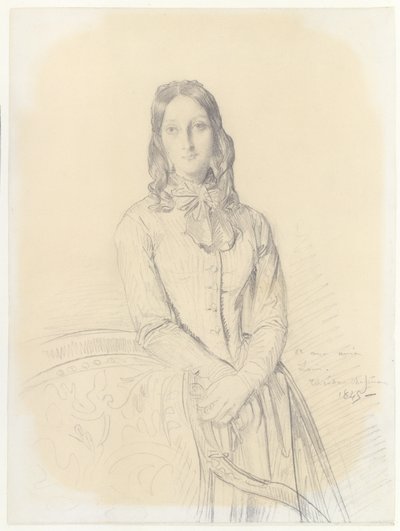 Ritratto della signora Gabrielle Marcotte de Quivières da Théodore Chassériau
