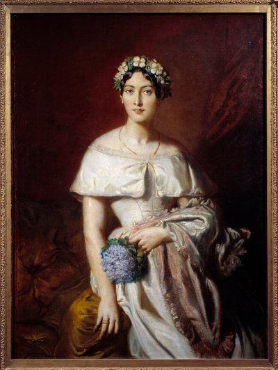 Ritratto di Mademoiselle de Cabarrus (Marie-Therese de Cabarrus) da Théodore Chassériau