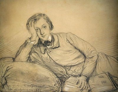 Ritratto di Raymond de Magnoncourt da Théodore Chassériau