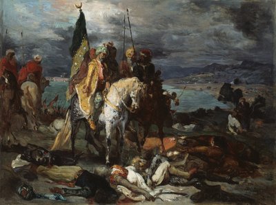 Saraceni e crociati da Théodore Chassériau