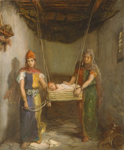 Scena nel quartiere ebraico di Costantina da Théodore Chassériau
