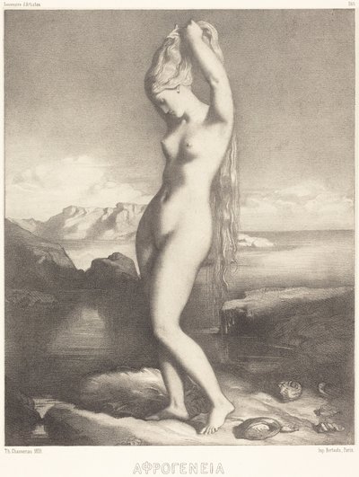 Venere Anadiomene da Théodore Chassériau