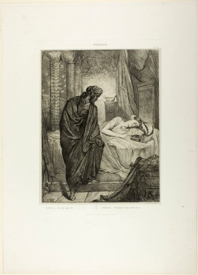 Eppure Deve Morire, tavola undici da Otello da Théodore Chassériau