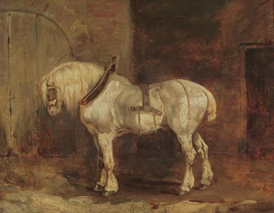 Un cavallo da tiro da Theodore Gericault