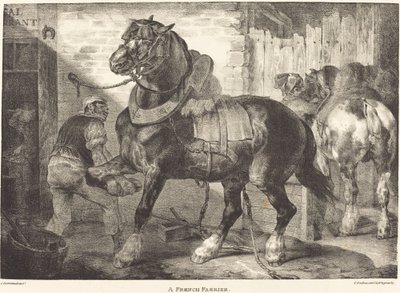 Un maniscalco francese da Theodore Gericault