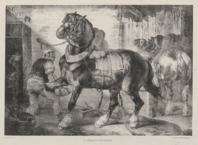 Un maniscalco francese da Theodore Gericault