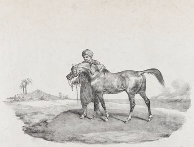 Un Cavallo Arabo, 1821 da Theodore Gericault