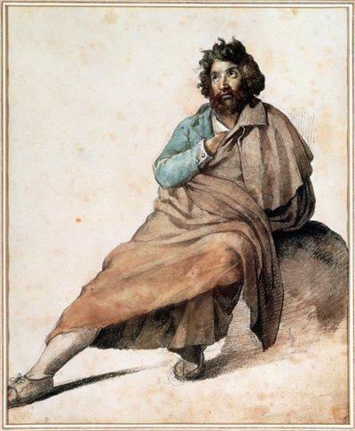 Un montanaro italiano da Theodore Gericault