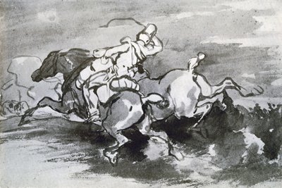 Artigliere che conduce i suoi cavalli nel campo, 1913 da Theodore Gericault