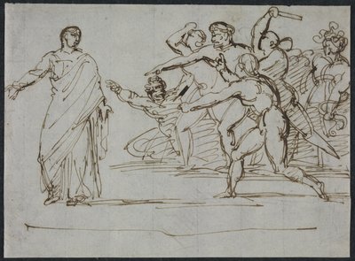 Assassinio di Tiberio da Theodore Gericault