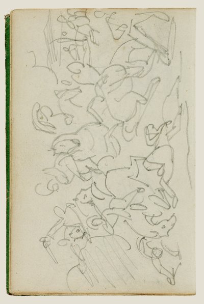 Battaglia di cavalleria da Theodore Gericault