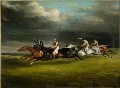 Corsa di cavalli (Il derby del 1821 a Epsom) da Theodore Gericault