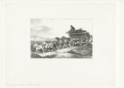 Il vagone per il carbone da Theodore Gericault