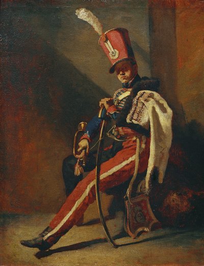Il trombettiere degli ussari di Orleans da Theodore Gericault