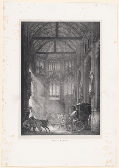 Chiesa di San Nicola di Rouen (Chiesa di San Nicola, Rouen) da Theodore Gericault