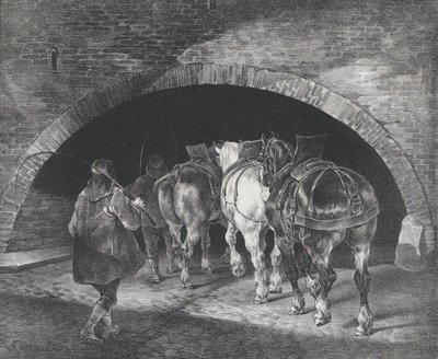 Ingresso al molo Adelphi, 1821 da Theodore Gericault