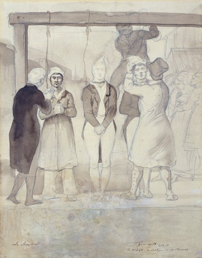 Esecuzione a Londra (la punizione) da Theodore Gericault