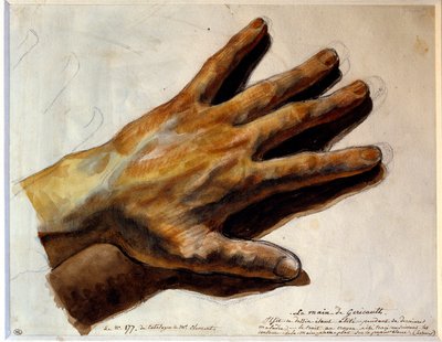 Mano di Gericault da Theodore Gericault