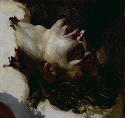 Testa di un giovane morto da Theodore Gericault