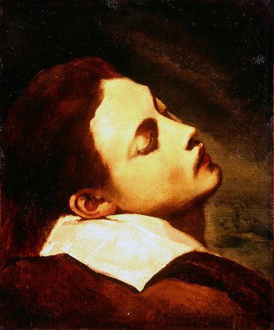 Testa di un giovane morto da Theodore Gericault