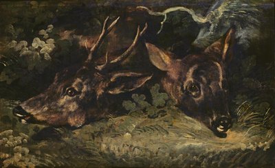 Teste di capriolo, 1815 da Theodore Gericault
