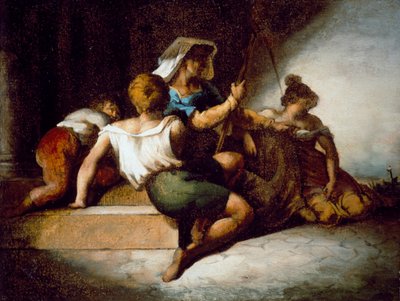 Famiglia italiana da Theodore Gericault