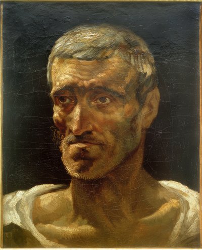 Testa di un naufrago (studio) da Theodore Gericault