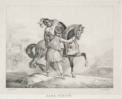 Lara ferito da Theodore Gericault