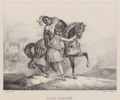 Lara ferita (Lara Wounded) da Theodore Gericault