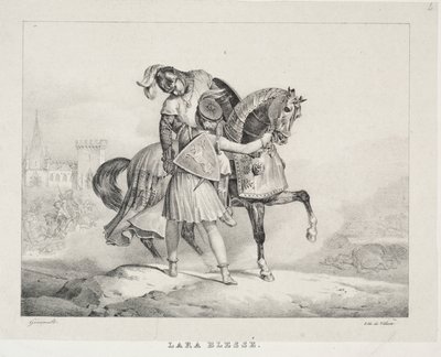 Lara ferito da Theodore Gericault