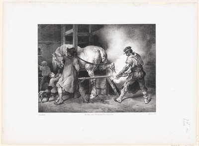 Le Maréchal flamand (Il fabbro fiammingo) da Theodore Gericault