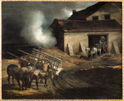Le four a platre. Il forno a gesso ... da Theodore Gericault