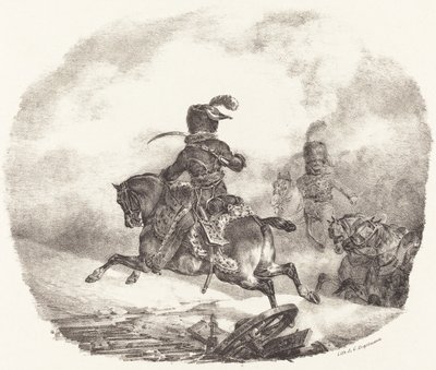 Ufficiale di artiglieria leggera della guardia imperiale da Theodore Gericault